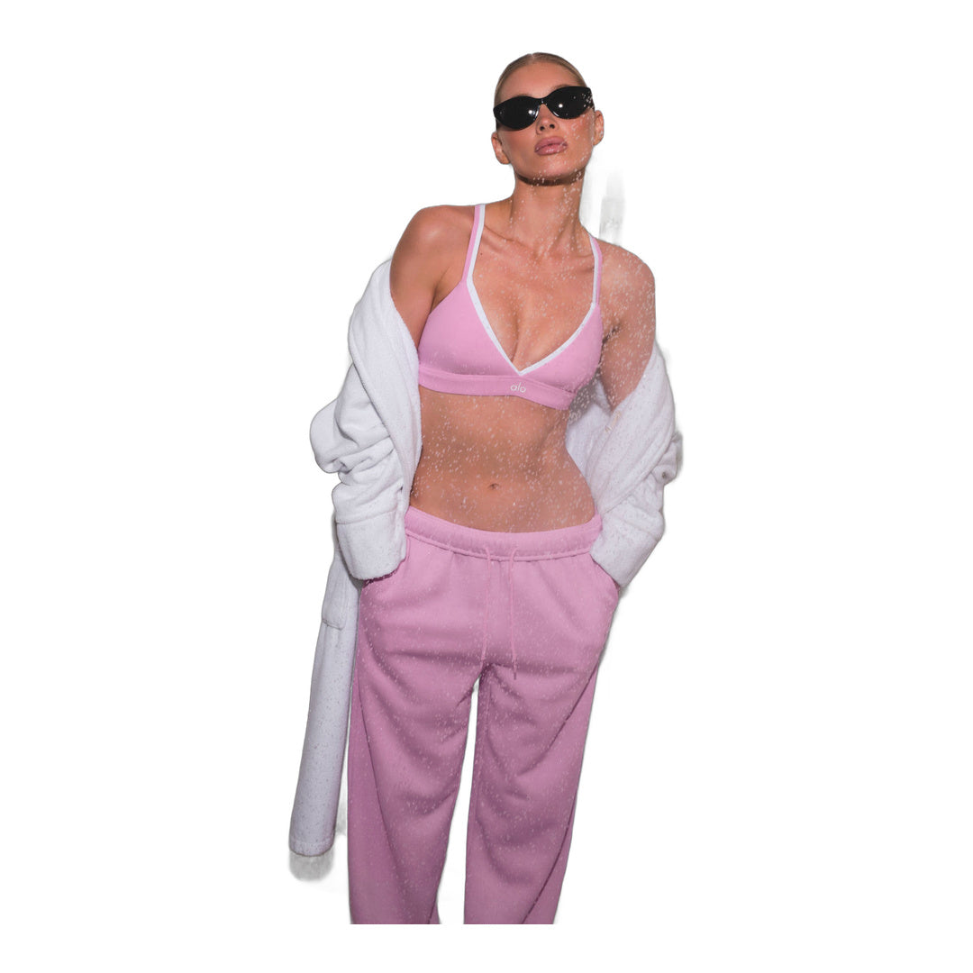 alo Accolade Straight Leg Sweatpant - Candy Heart Pink