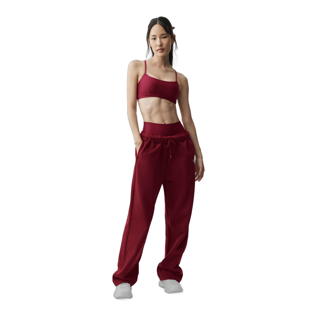 alo Accolade Straight Leg Sweatpant - Summer Romance Red