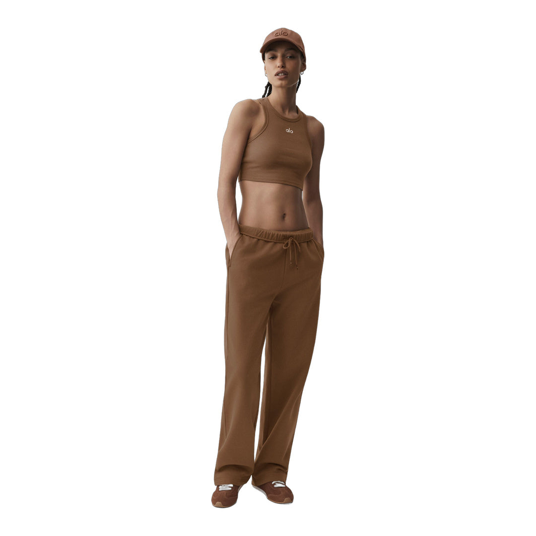 alo Accolade Straight Leg Sweatpant - Sun Kissed Brown