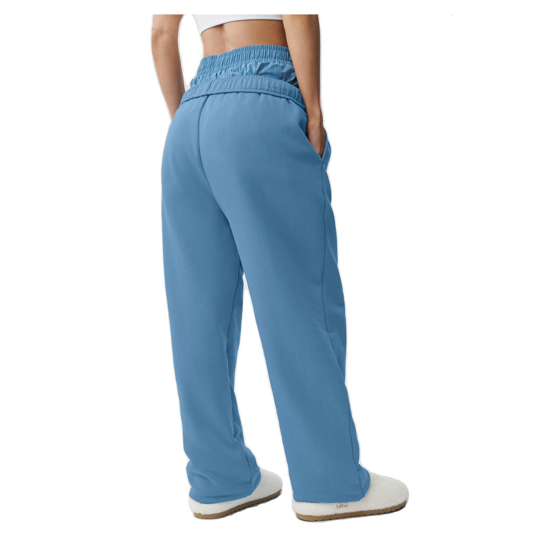 ALO Accolade Straight Leg Sweatpant - California Blue