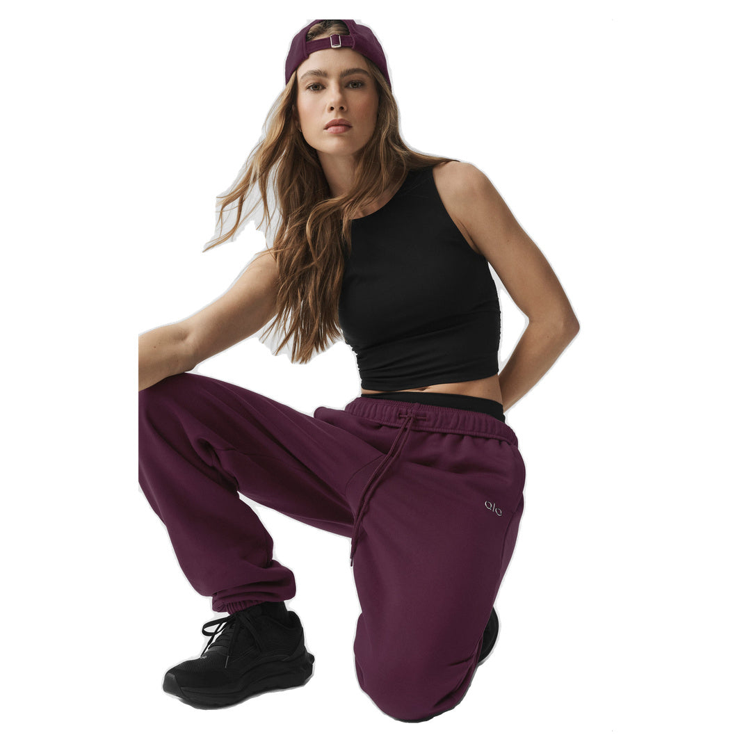 ALO Accolade Sweatpant - Rich Bordeaux