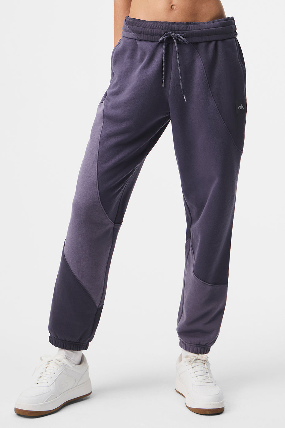 alo Make Waves Sweatpant - Italian Plum Tonal