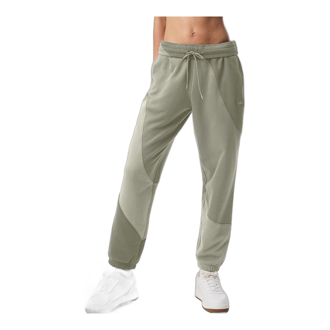alo Make Waves Sweatpant - Limestone Tonal