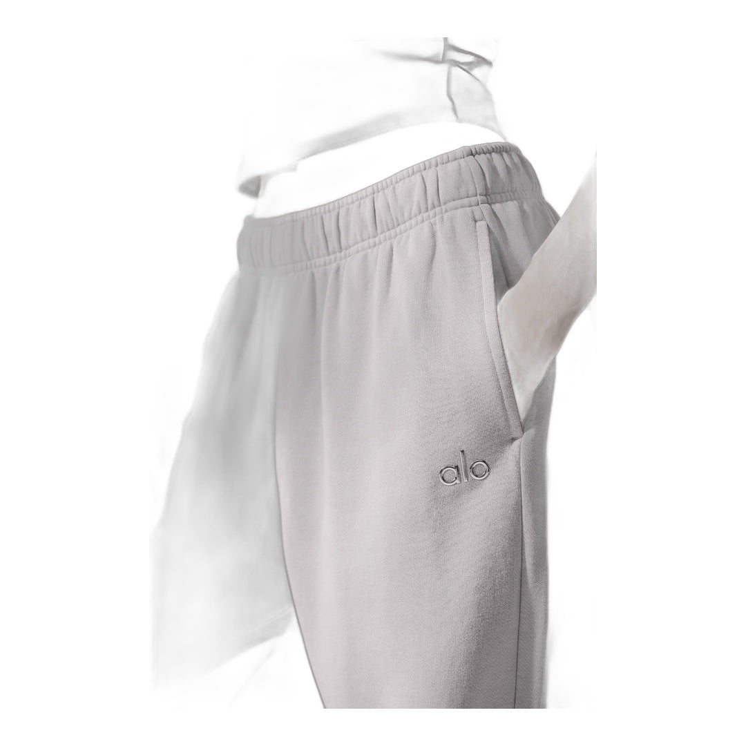alo Washed Accolade Straight Leg Sweatpant - Grey Sky Wash