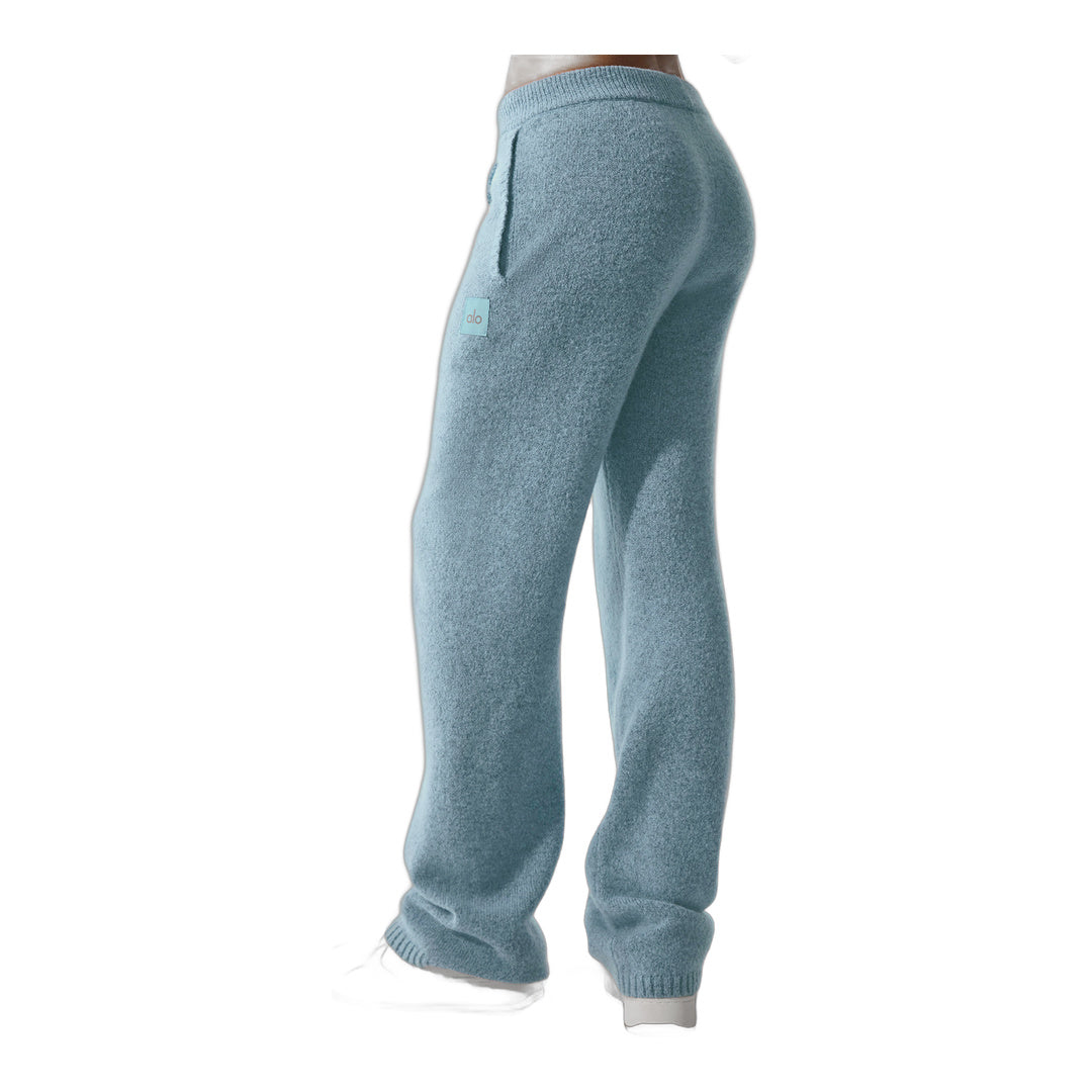 alo Wool Cashmere New Class Sweatpant - Celestial Blue Granite Heather