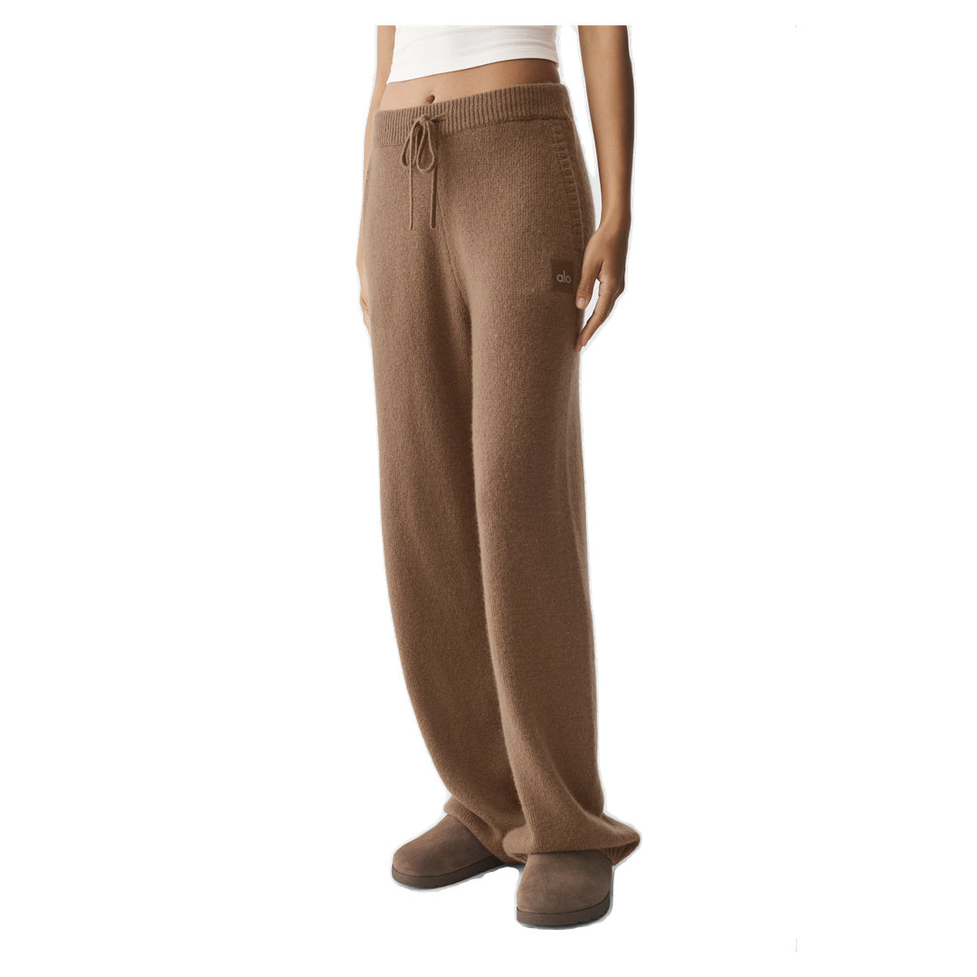ALO Wool Cashmere New Class Sweatpant - Java Brown