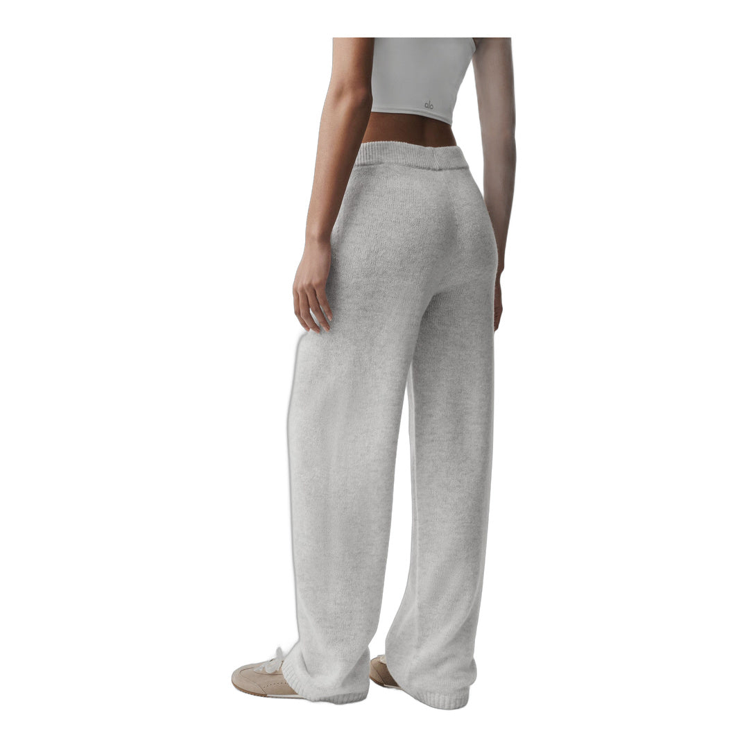 alo Wool Cashmere New Class Sweatpant - White Heather
