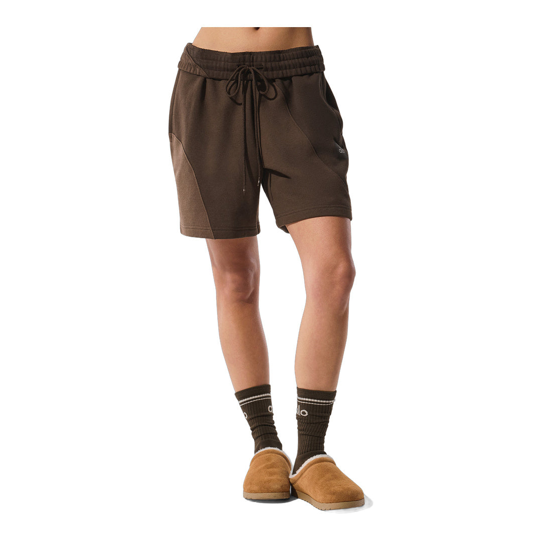 alo 7" Make Waves Short - Espresso Tonal