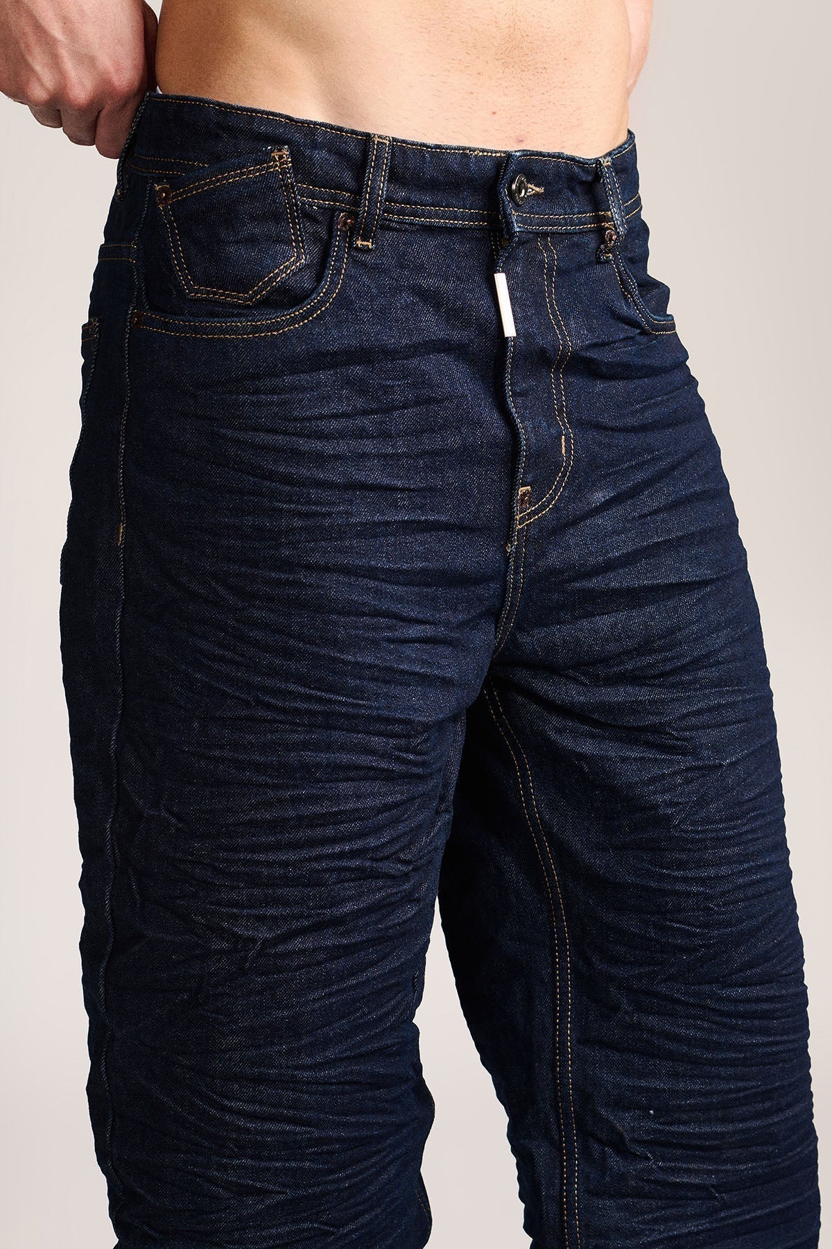 CREASED BY LIFE- DENIM