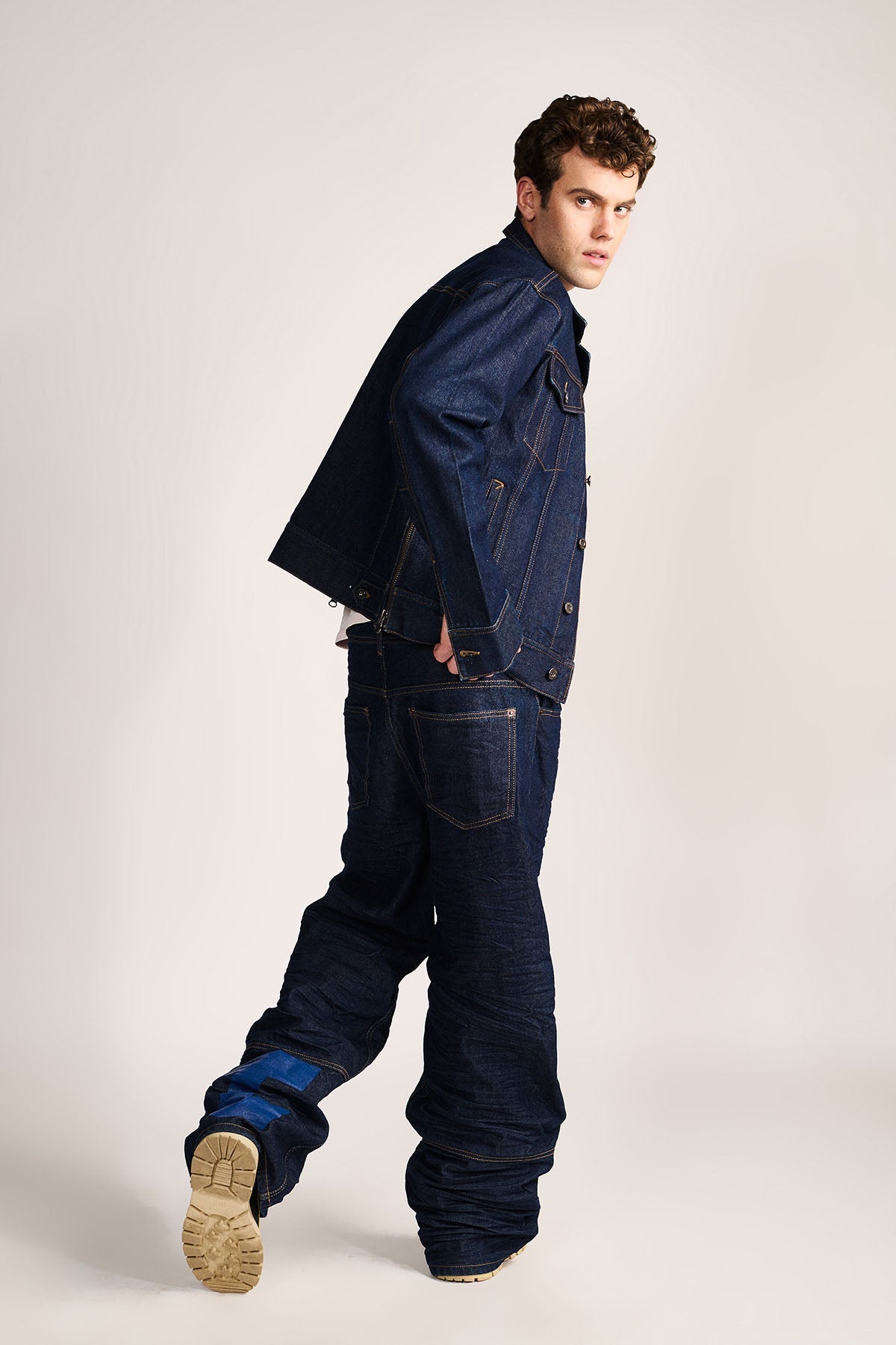 CREASED BY LIFE- DENIM