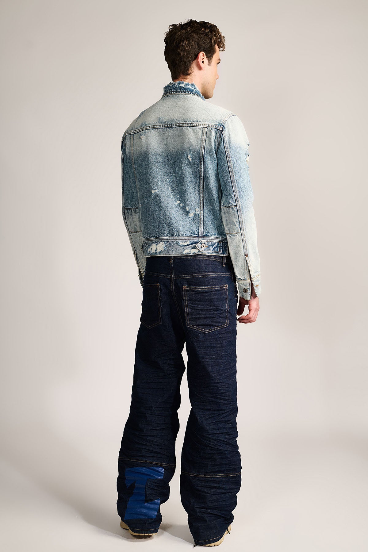 CREASED BY LIFE- DENIM