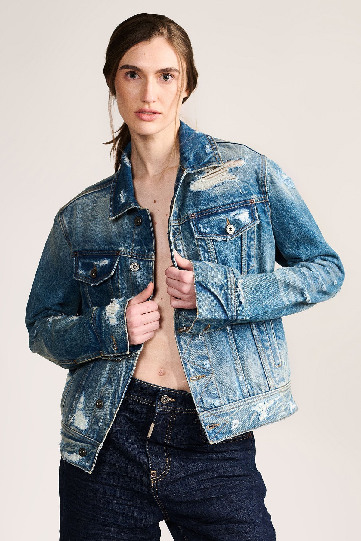 ALREADY LIVED TRUCKER JACKET (UNISEX)