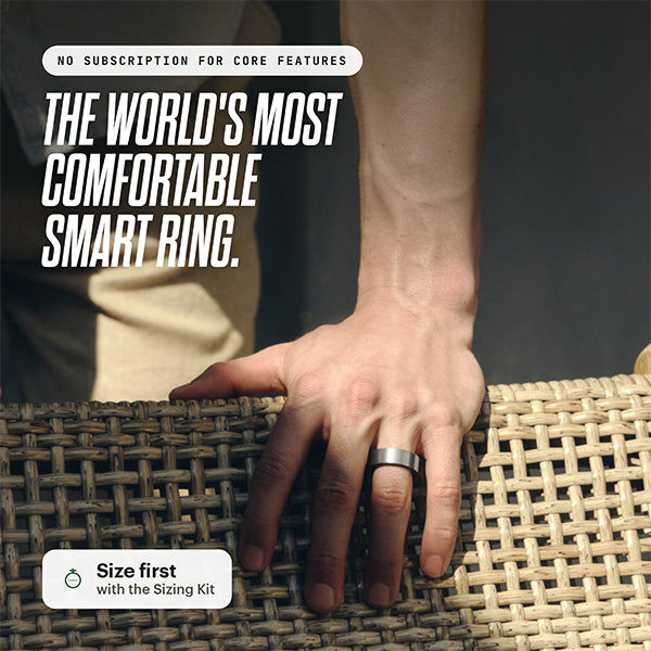 Ultrahuman Ring AIR Raw Titanium
