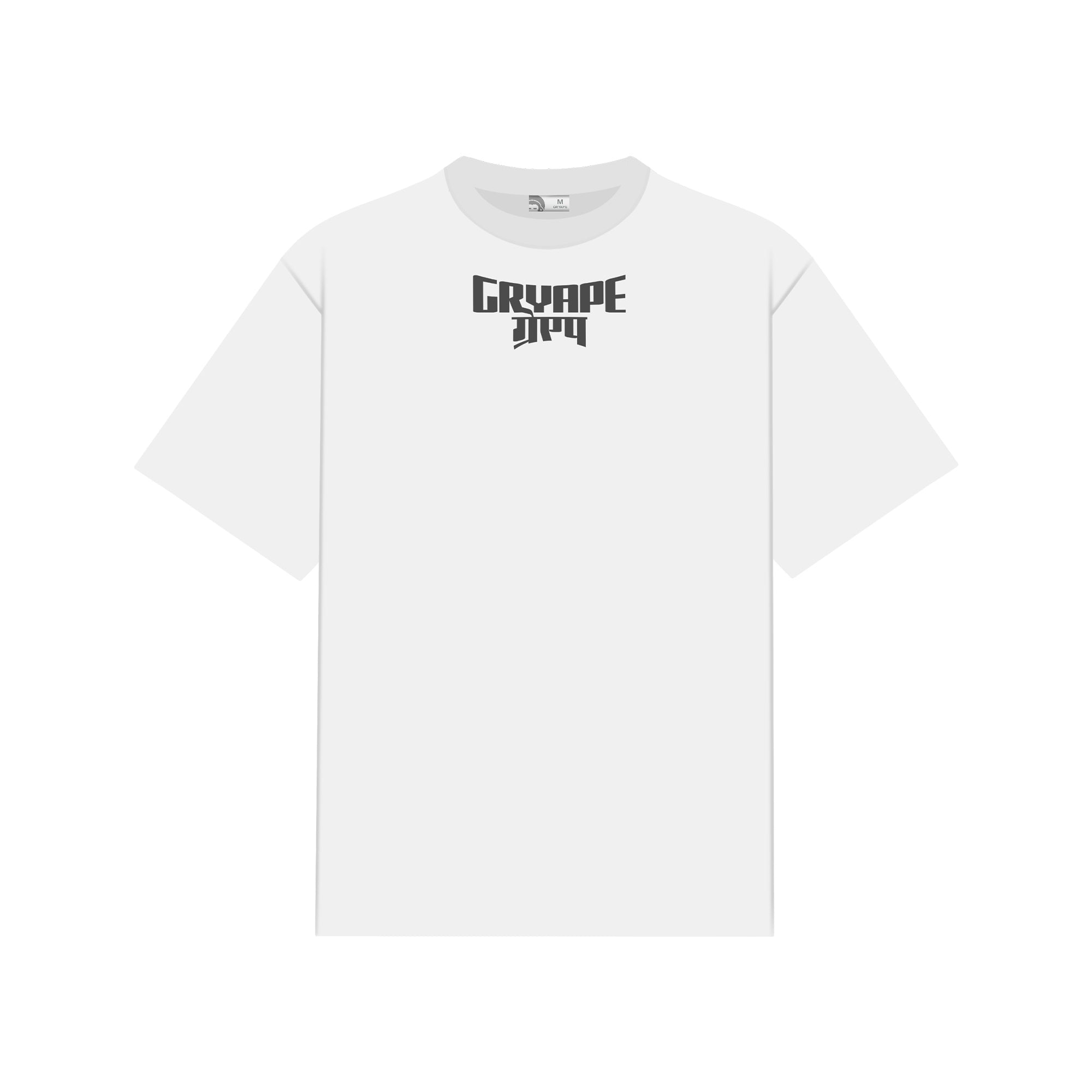 White t-shirt with black text on a white background - Crepdog Crew