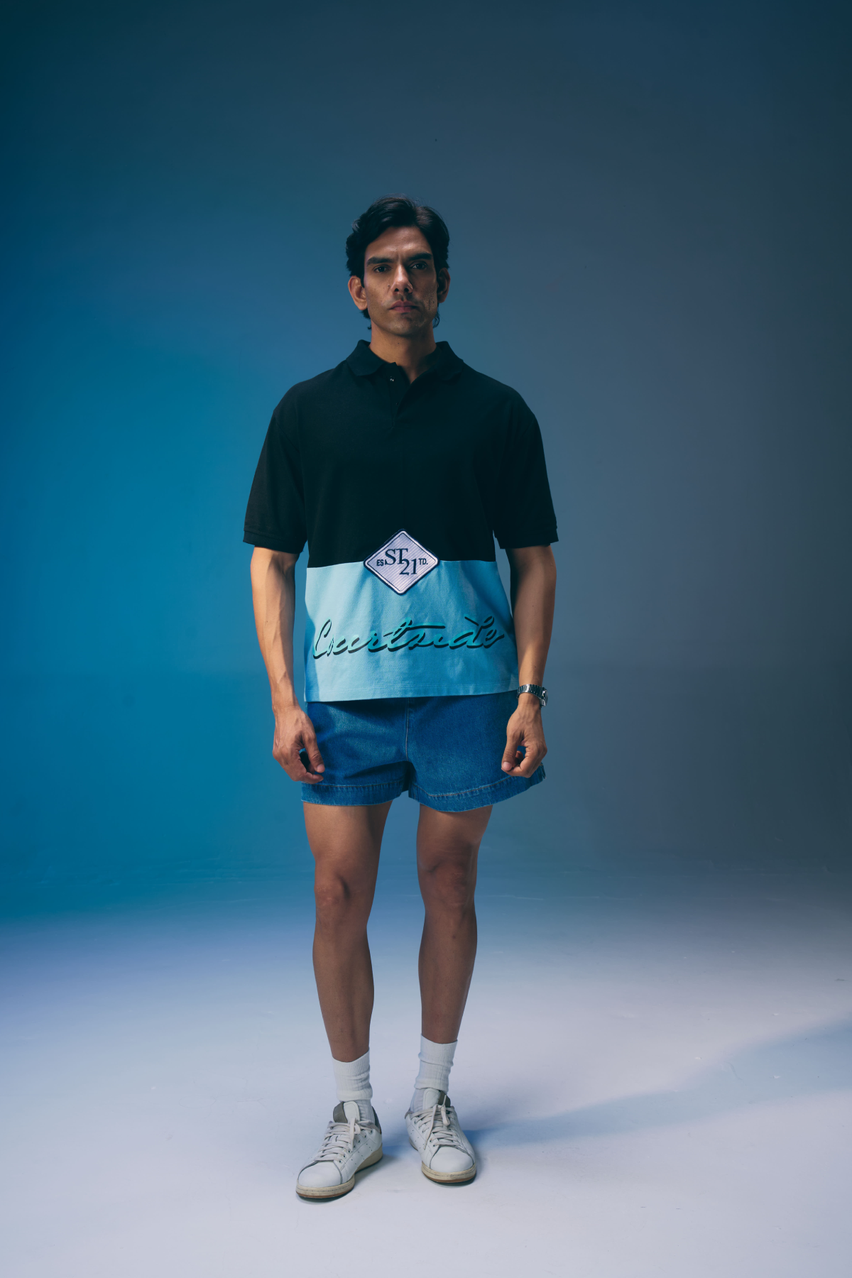 COURTSIDE PANELLED POLO