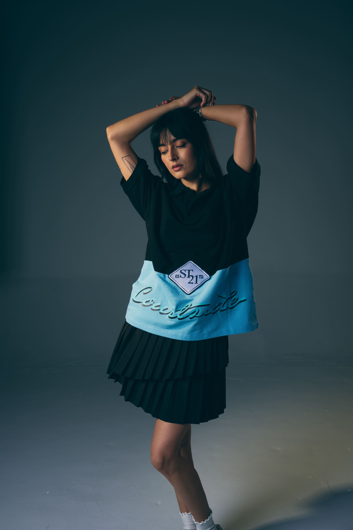 COURTSIDE PANELLED POLO