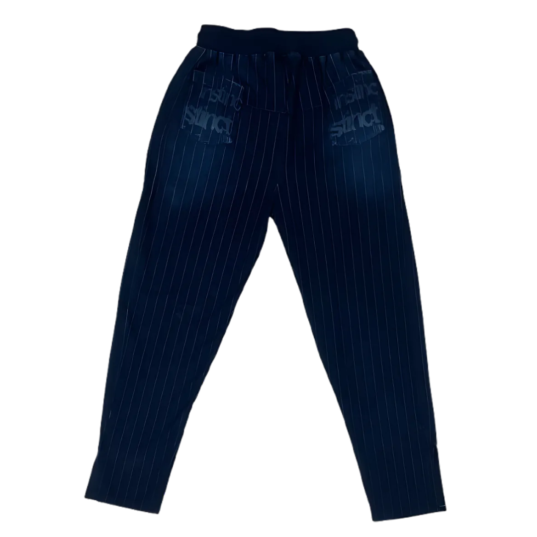 Stripe Denim Pants - (Blue)