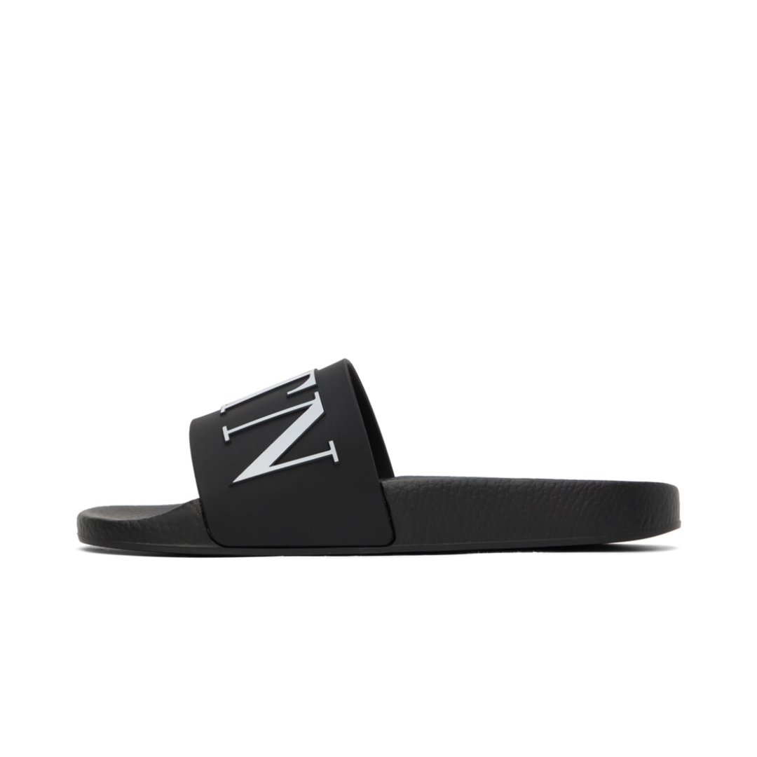 Valentino VLTN Rubber Slider Black White