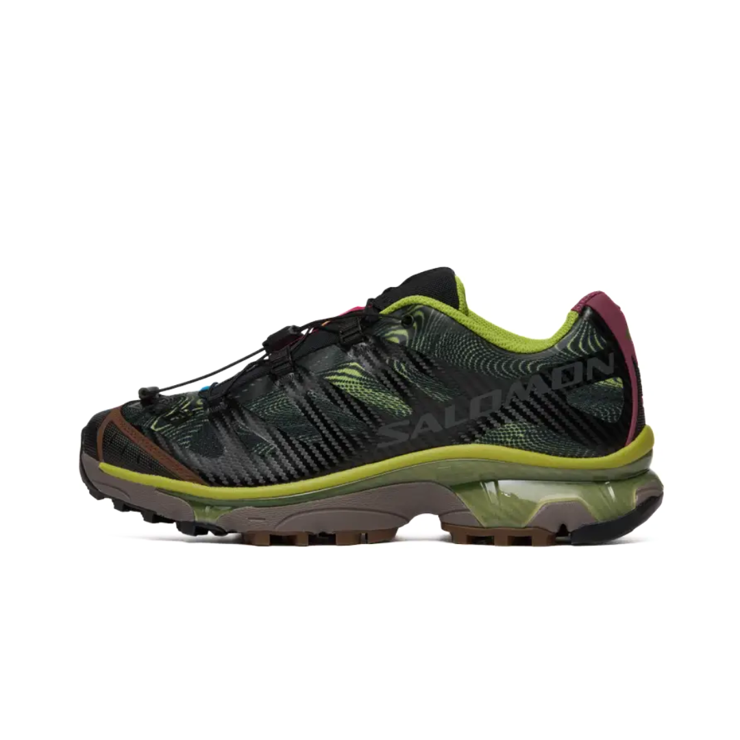 Salomon XT-4 OG Rave at Dawn Black Dark Citron