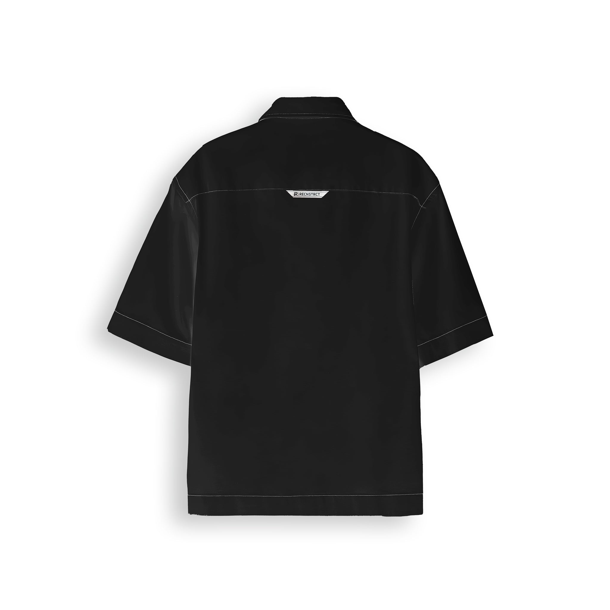 Void contrast stichline shirt - Jet black