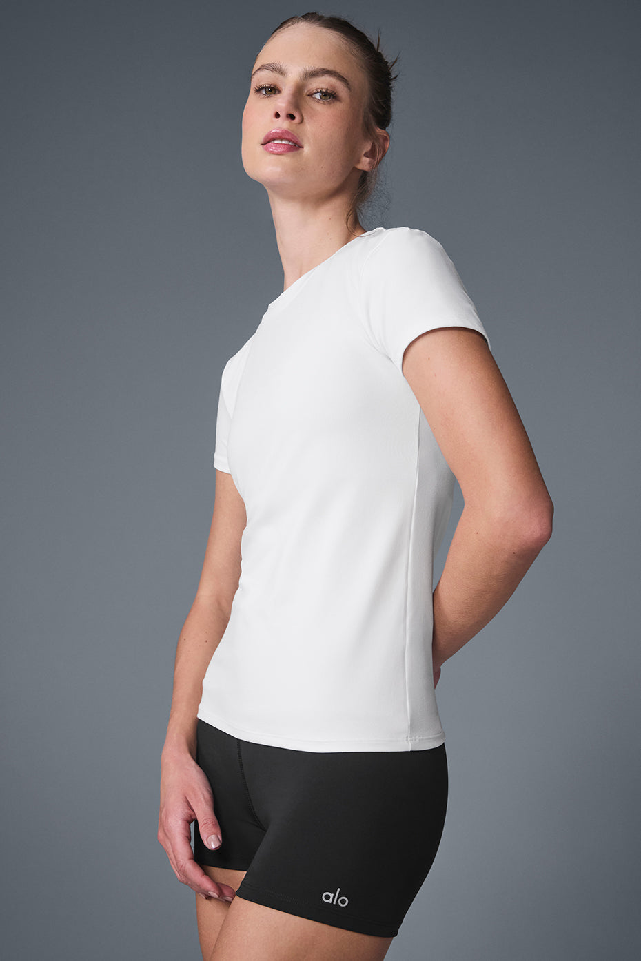 alo Alosoft Finesse Tee - White
