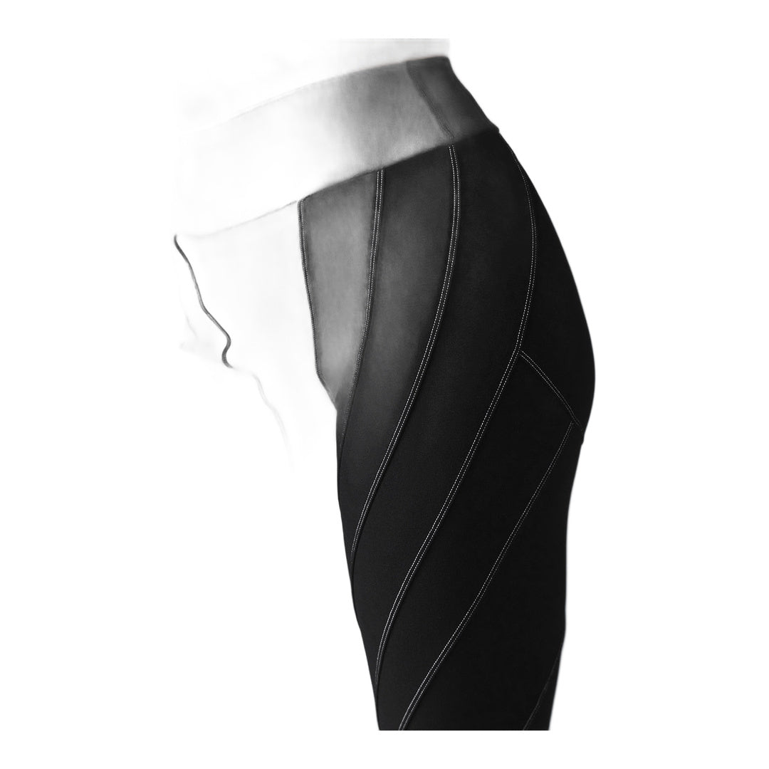 alo Alosoft High-Waist Sunray Legging - Black/White