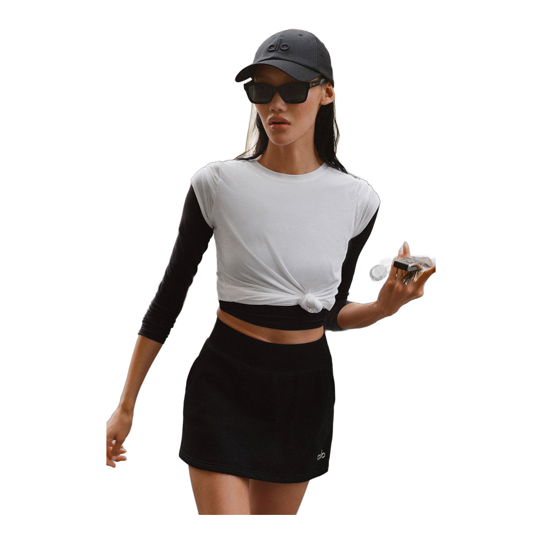 alo All Day Short Sleeve - White