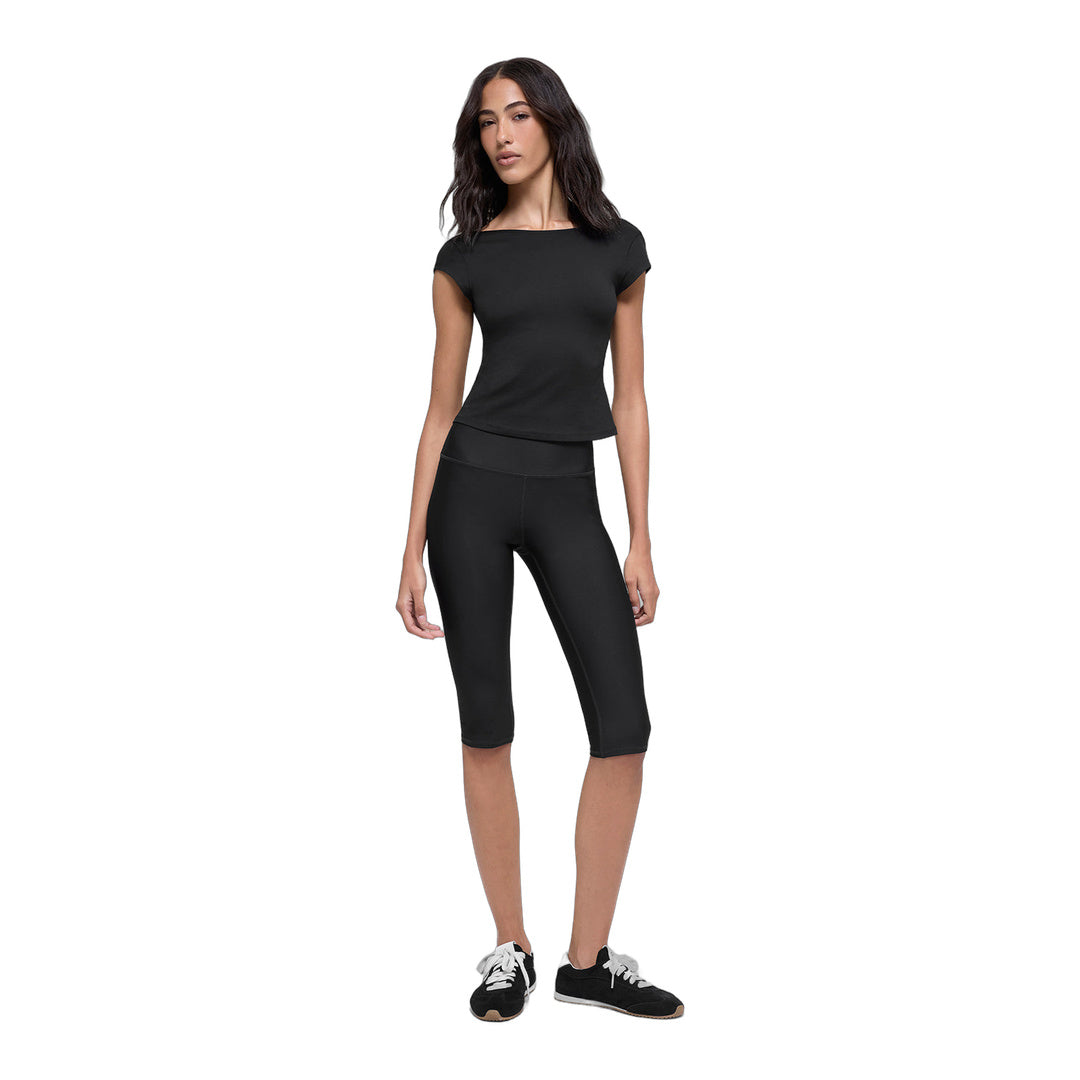 alo Alosoft Back For More Tee - Black