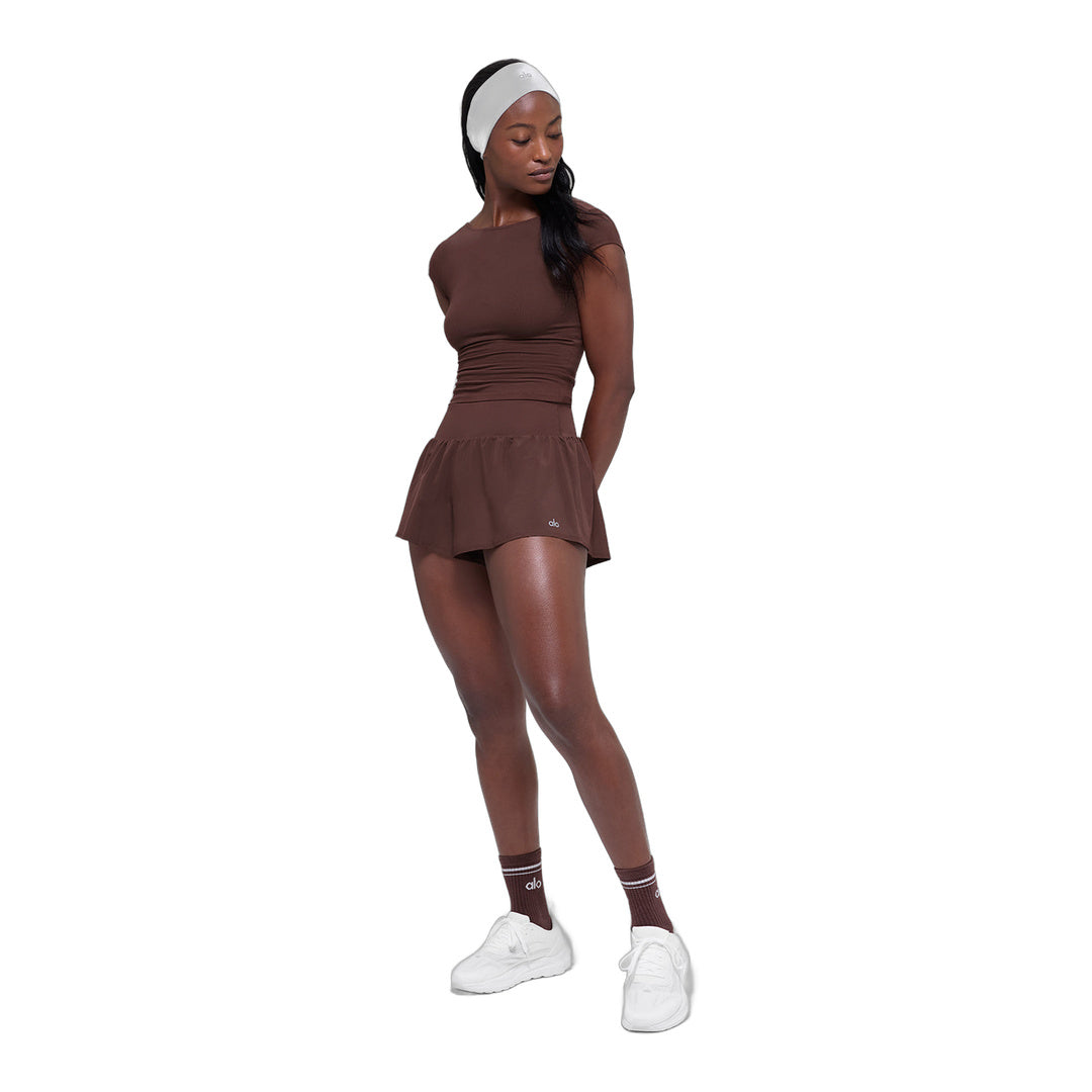 alo Alosoft Back For More Tee - Brownstone