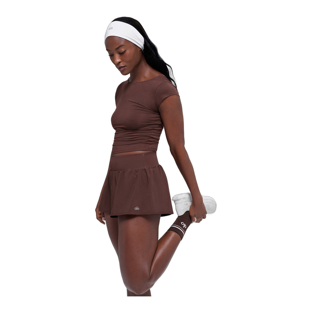 alo Alosoft Back For More Tee - Brownstone