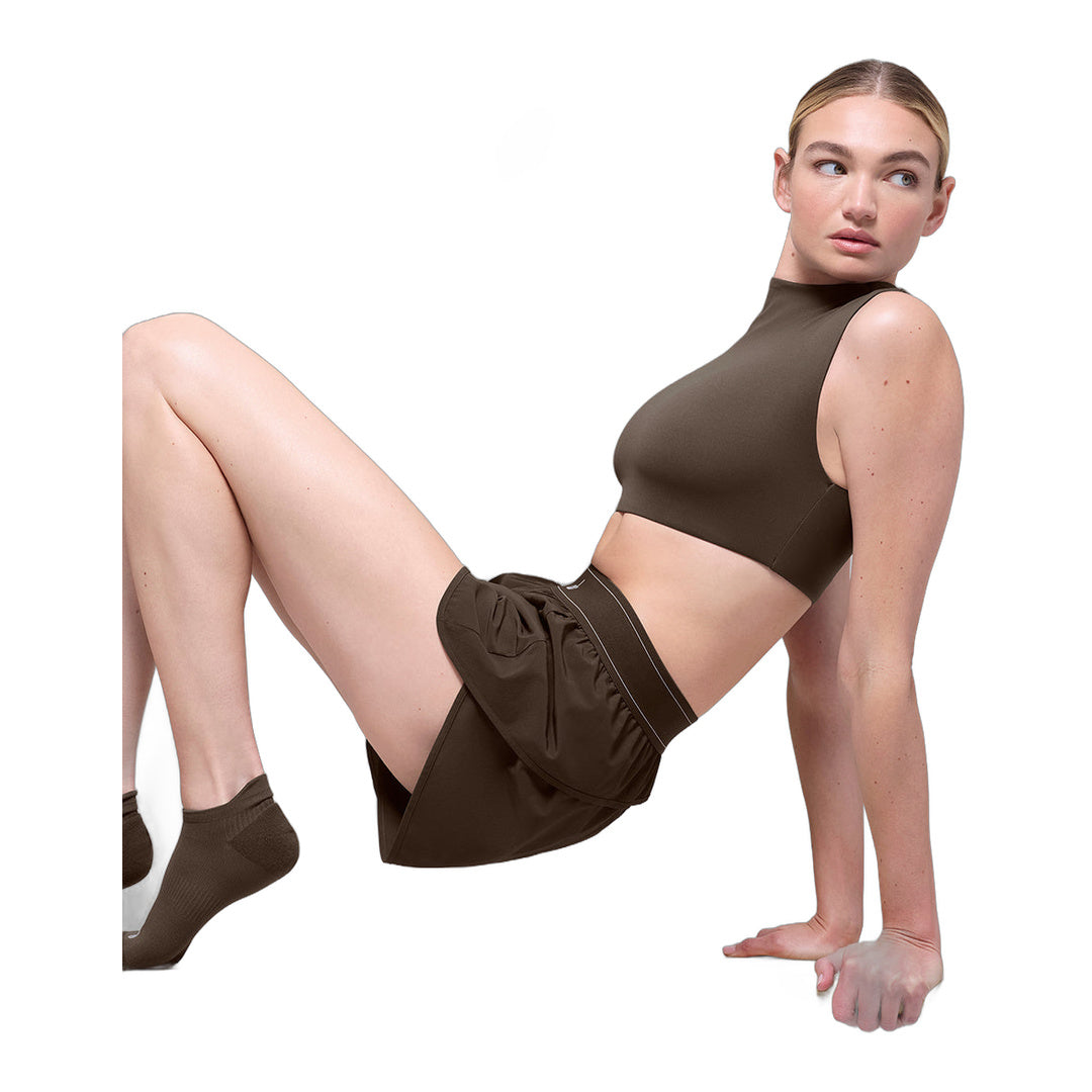 alo ALO Softsculpt Capped Out Short Sleeve - Espresso