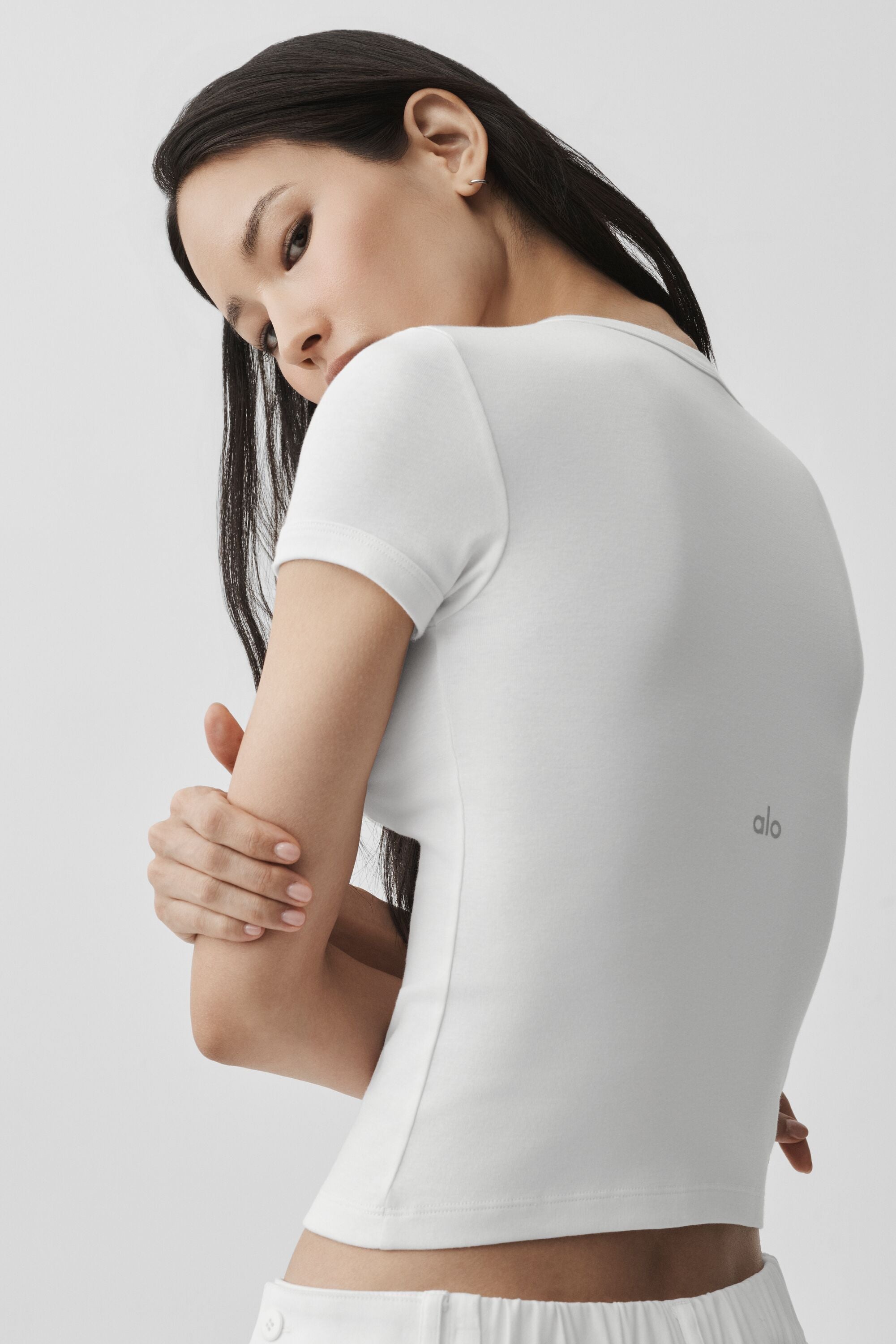 alo Timeless Tee - White