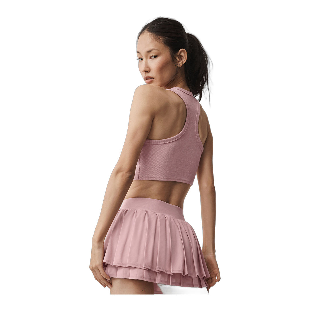 alo Aspire Tank - Vintage Pink/White