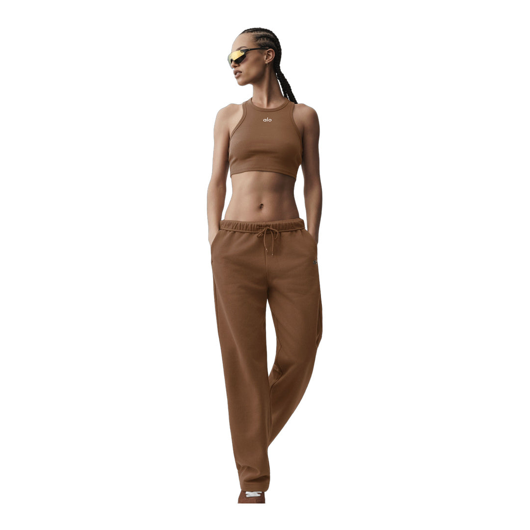 alo Aspire Tank - Sun Kissed Brown/White