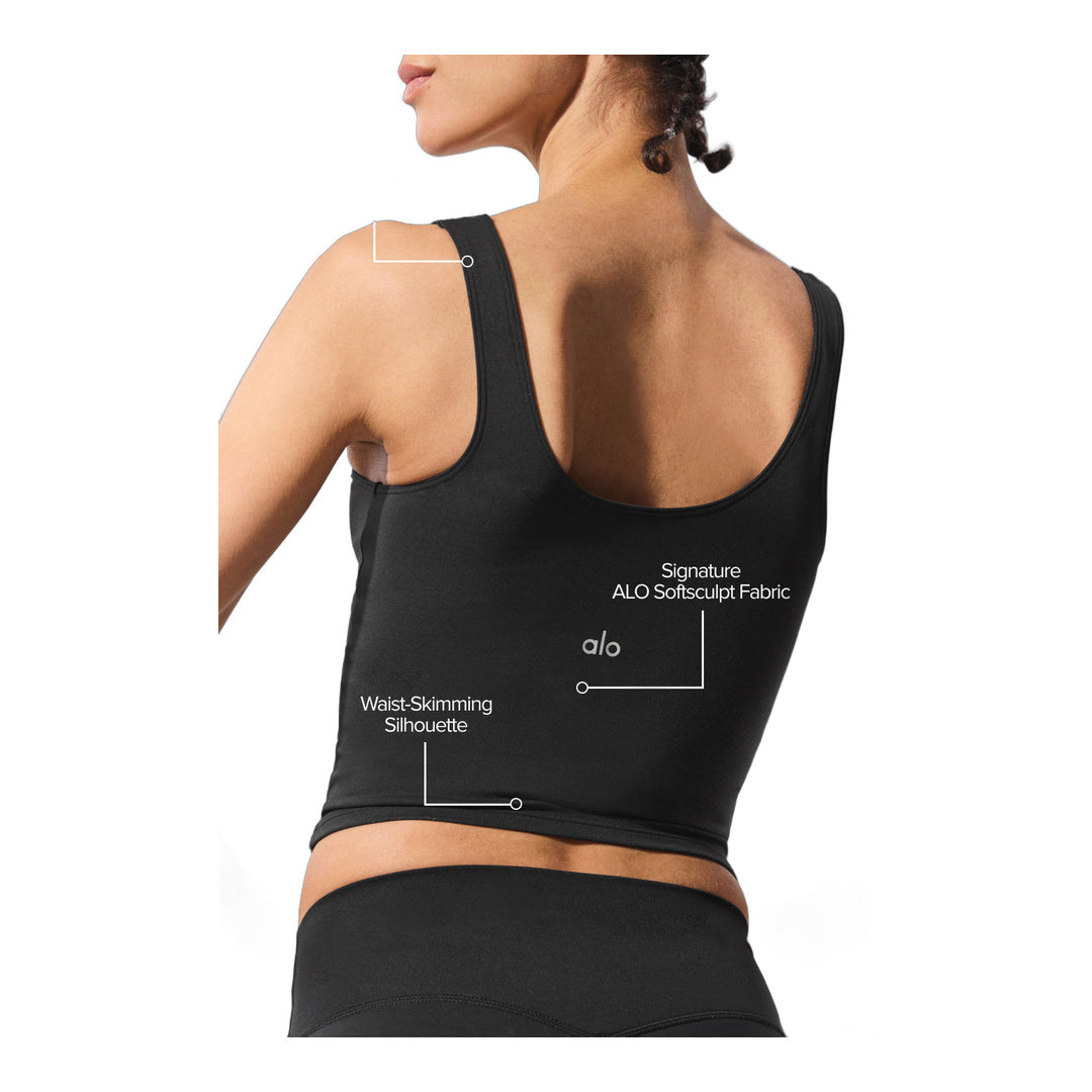 alo ALO Softsculpt Tank - Black