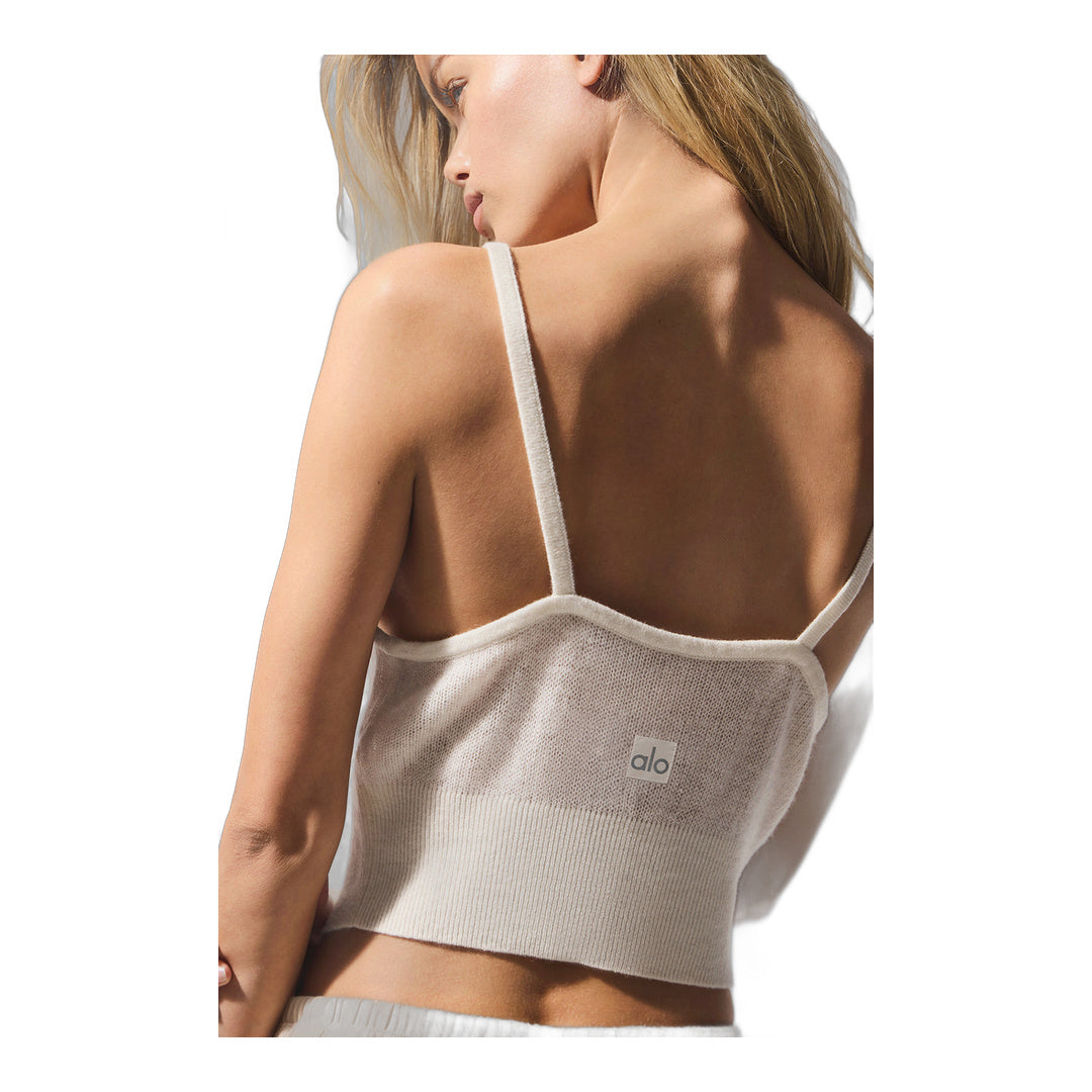 alo Sheer Cashmere Tank - Ivory