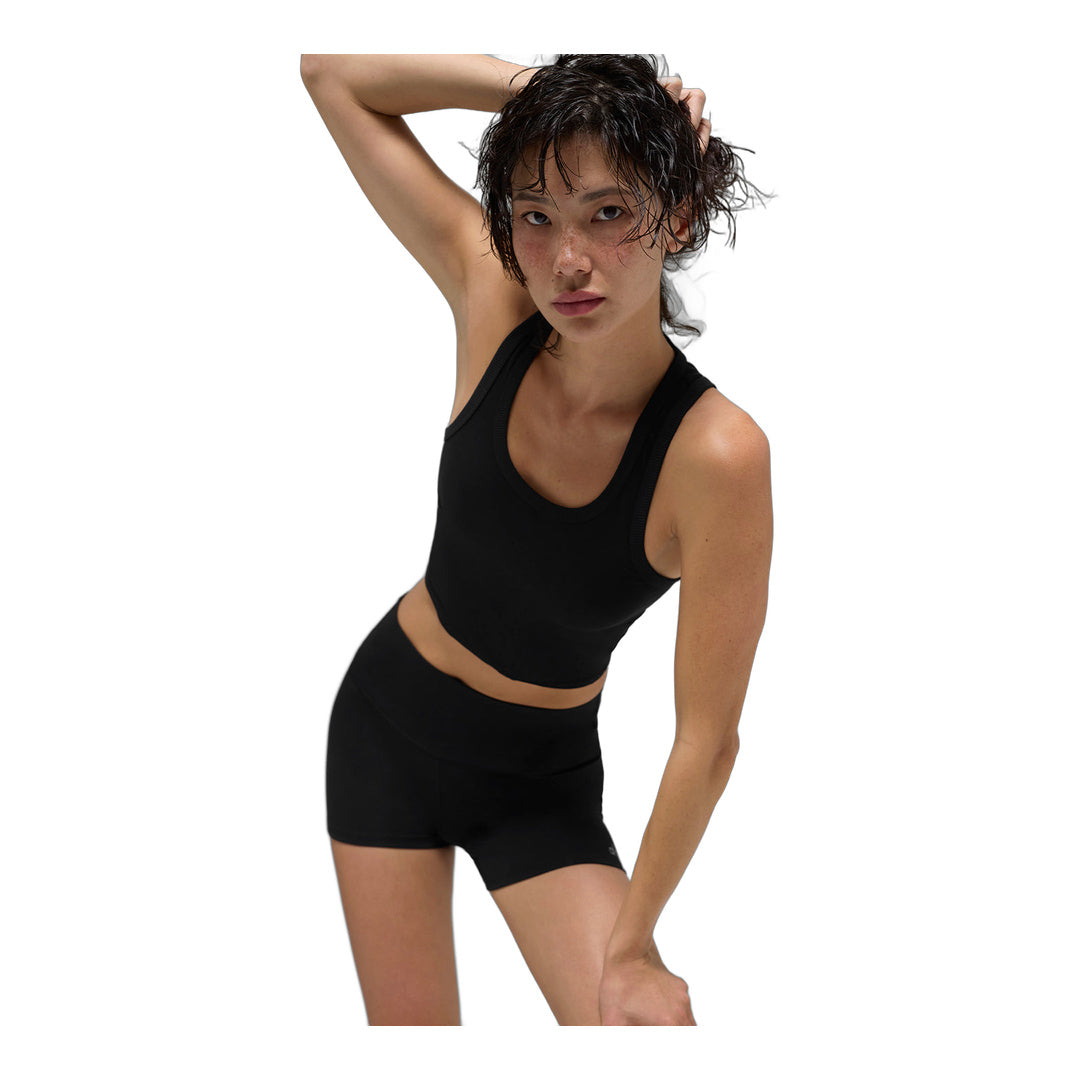 alo Mesh Front Runner Tank - Black