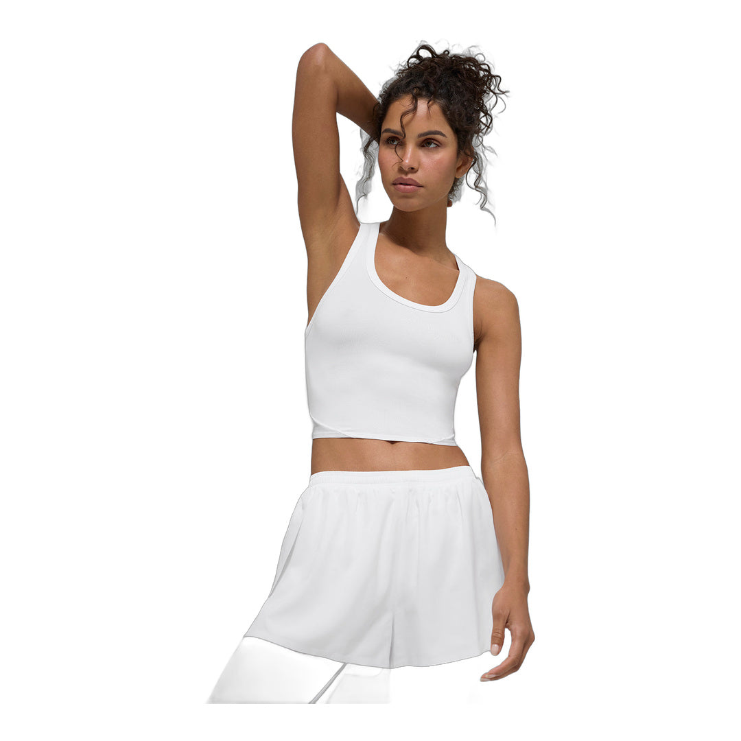 alo Mesh Front Runner Tank - White