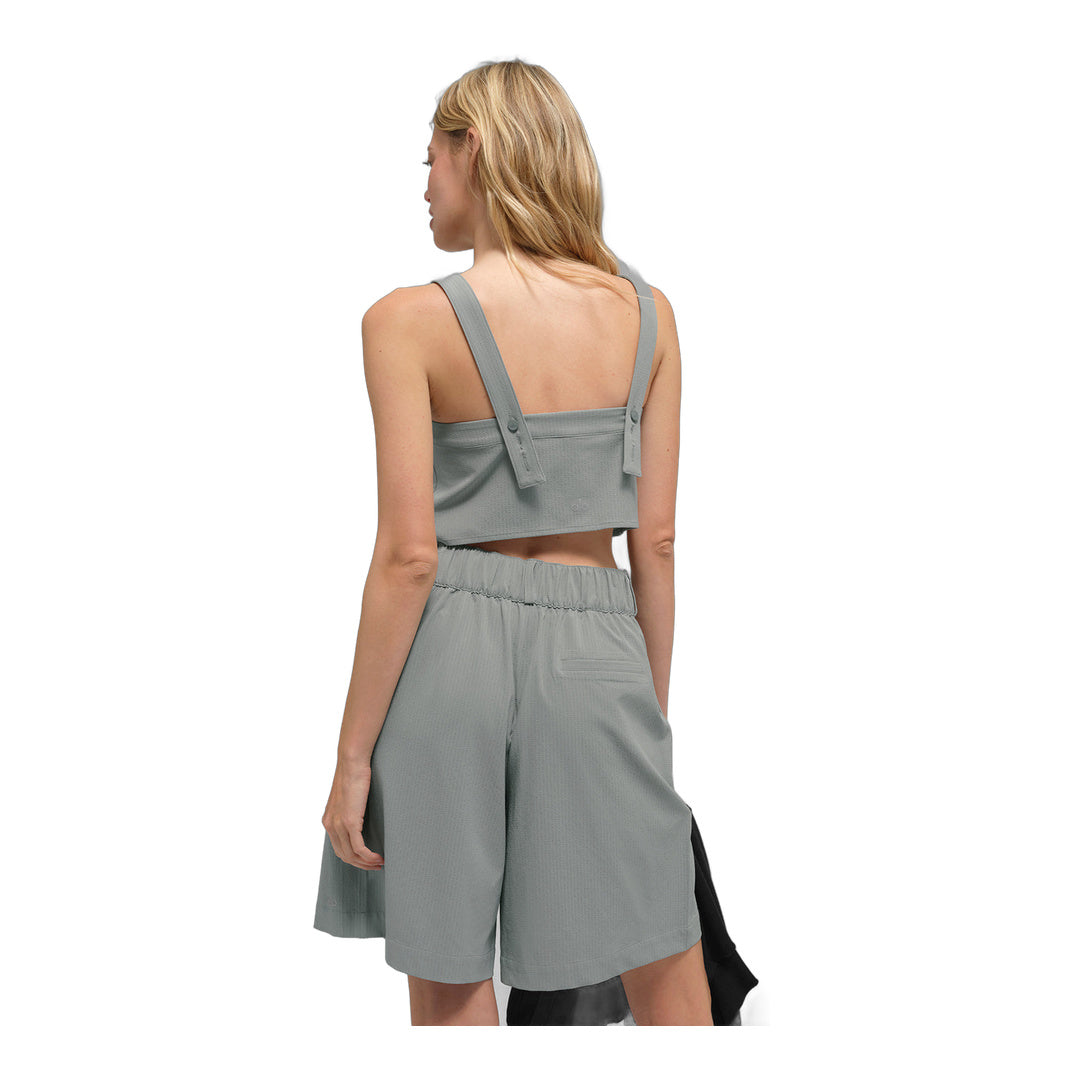 alo Cropped Dreamscape Tank - Lunar Grey