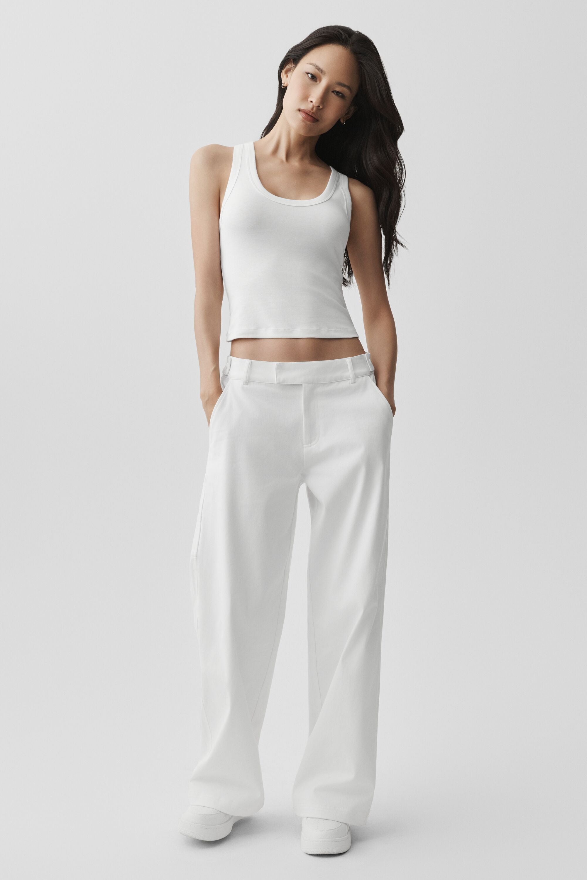 alo Timeless Tank - White