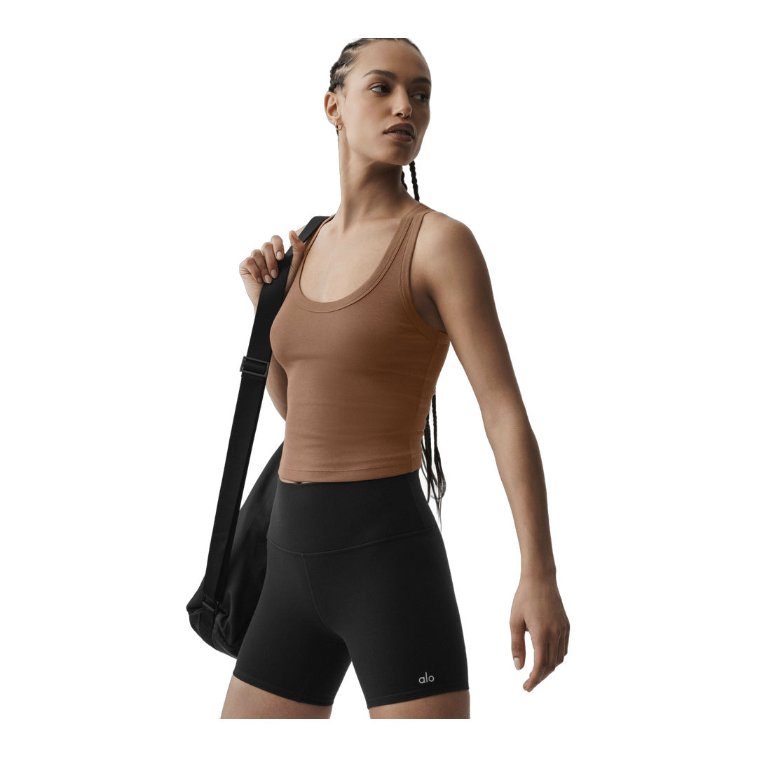 alo Timeless Tank - Sun Kissed Brown