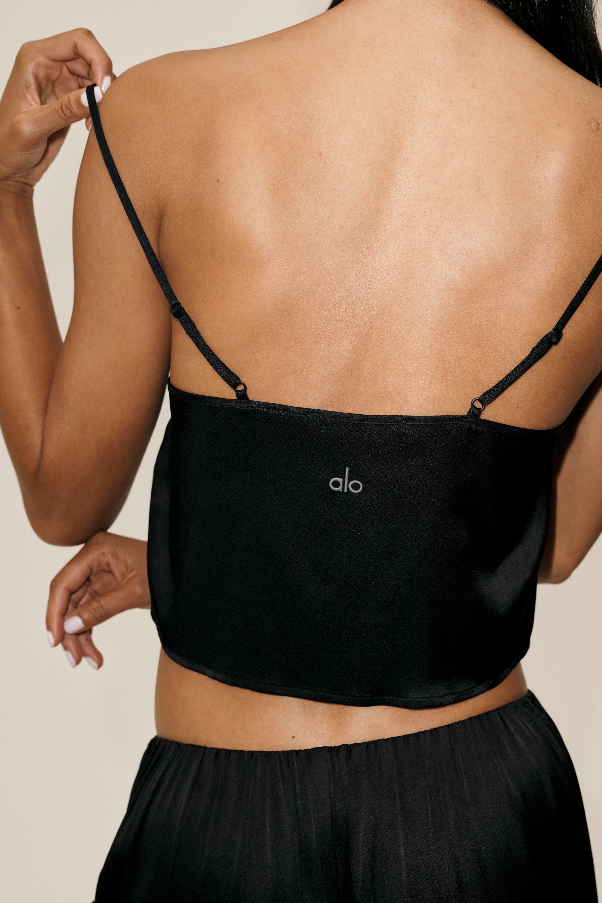 alo Silk Blend Radiance Tank - Black