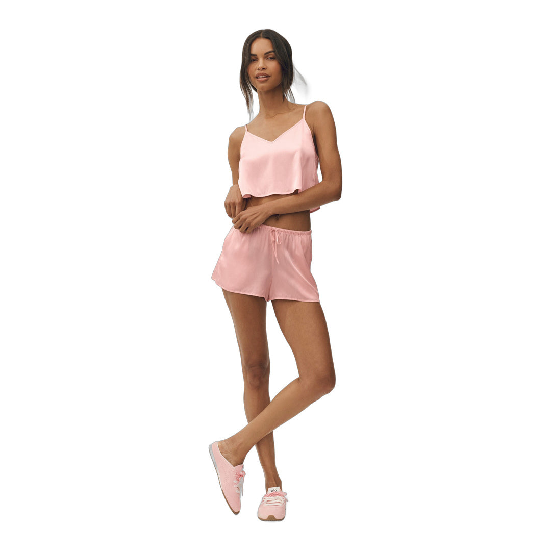 alo Silk Blend Radiance Tank - Sundrenched Pink