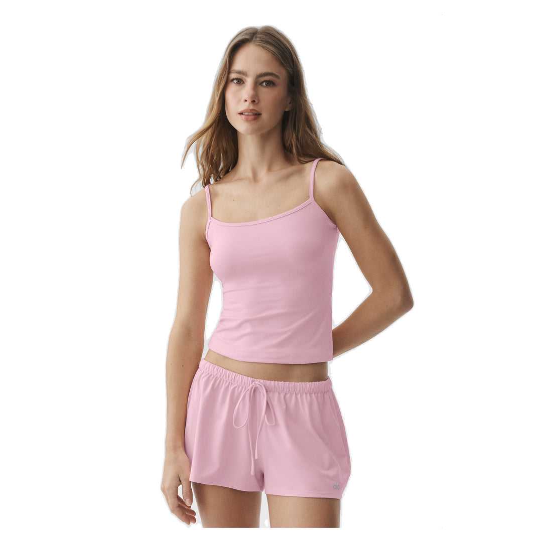 ALO Alosoft Finesse Cami Tank - Pink Marshmallow
