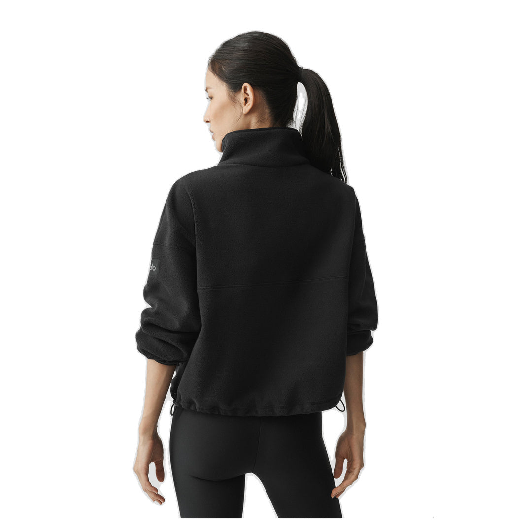 ALO Polar Fleece Retreat Cover Up - Black