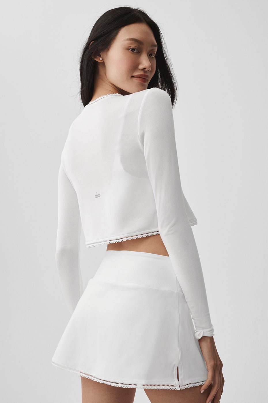 alo Affection Cardigan - White