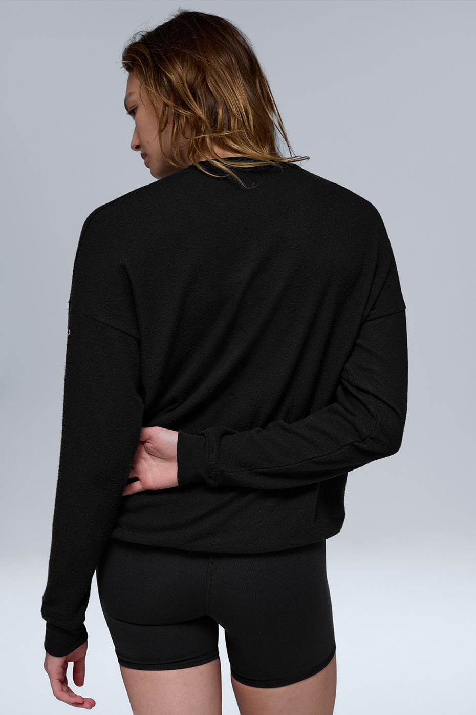 alo Soho Pullover - Black