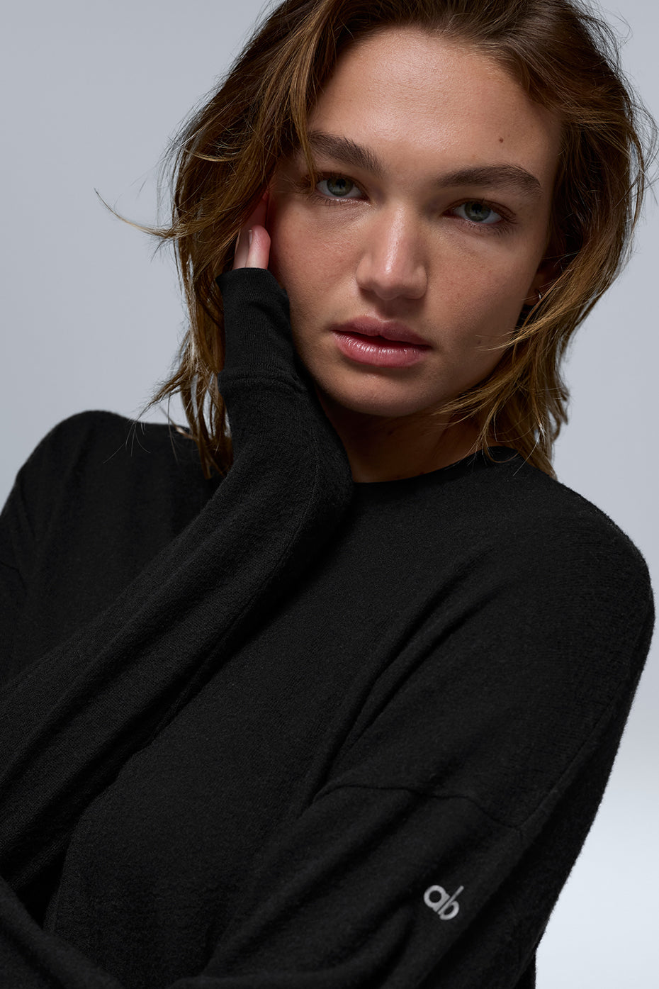 alo Soho Pullover - Black