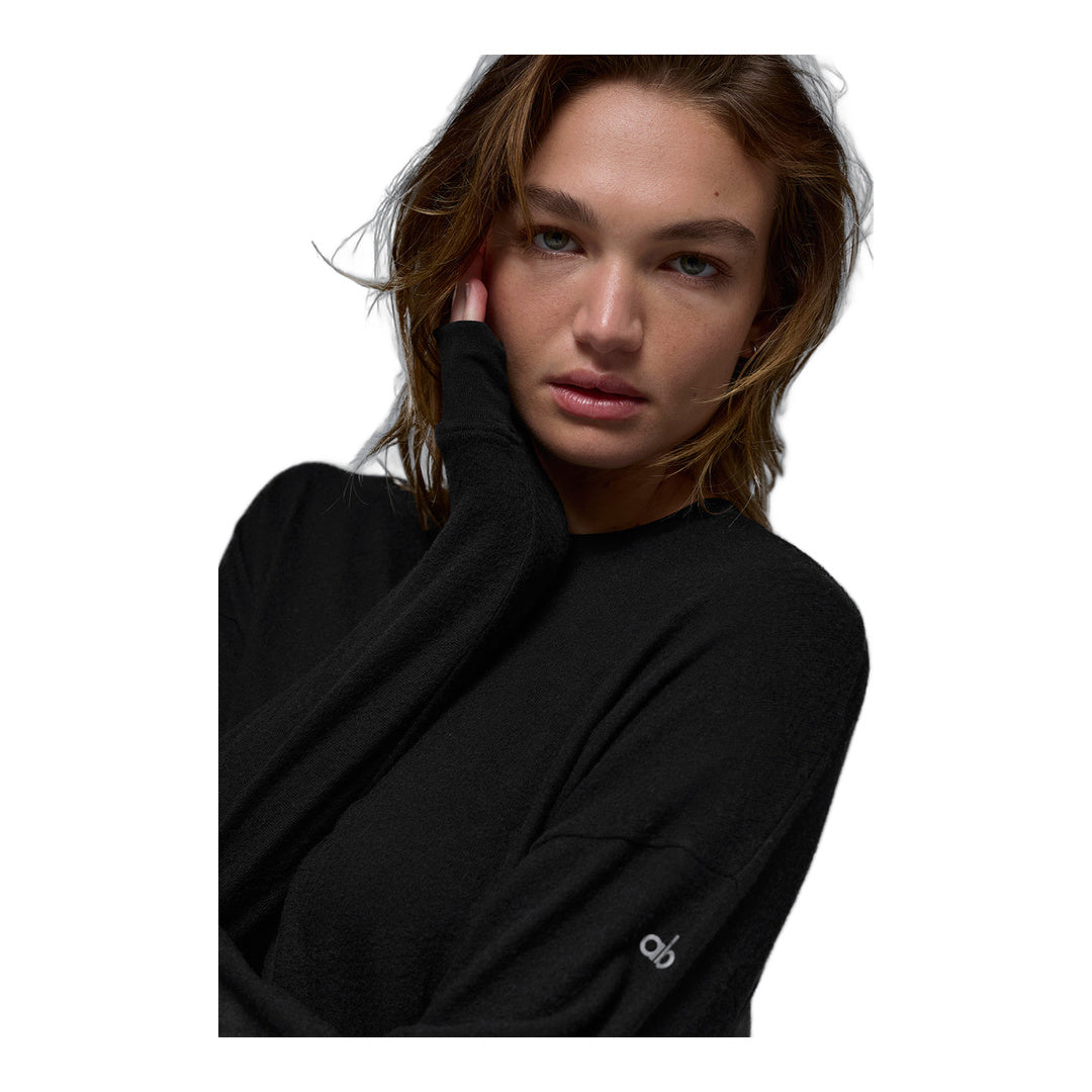 alo Soho Pullover - Black