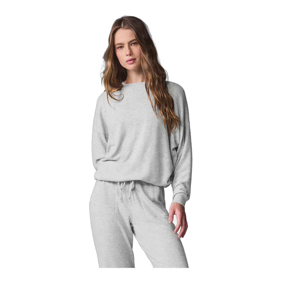 alo Soho Pullover - Athletic Heather Grey